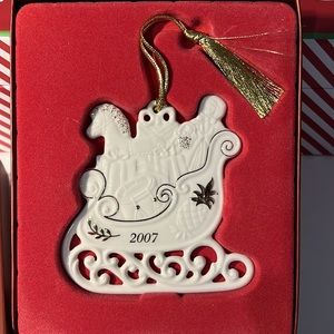 2007 Lenox Sleigh of Toys Ornaments